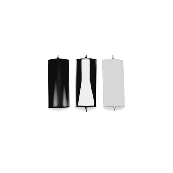 6.5X16 Black Pillow Back Mirror